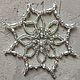 Christmas toys snowflake made of beads and glass beads. Christmas decorations. paintmart (oikos). Online shopping on My Livemaster.  Фото №2