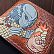 Заказать Мем Бумажник Predator Shut up and take my money ручной работы. Crazy Leather Goods. Ярмарка Мастеров. . Кошельки Фото №3