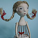 Кукла "Моё сердце - маленькая птичка". Interior doll. Kubrik. Online shopping on My Livemaster.  Фото №2