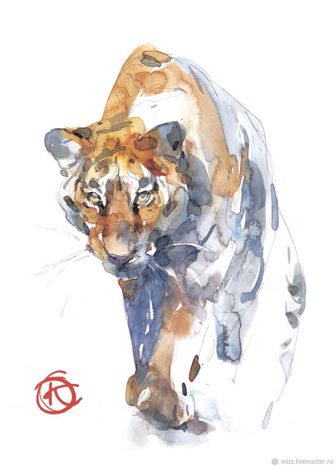 Купить открытку на Новый год Тигра в Москве, цены на новогодние открытки в интернет-магазине