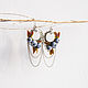 Copy of Silver drop earrings, Gift for women, Earrings, Tambov,  Фото №1