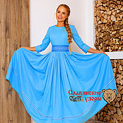 Одежда handmade. Livemaster - original item Hope blue dress. Handmade.