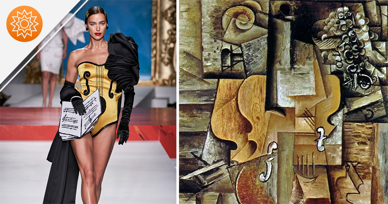 Picasso's Cubism Burst Onto Catwalk: 27 Outfits From New Moschino Ready ...