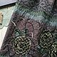 Order Long linen skirt 'Asya' with roses in gray. ZanKa. Livemaster. . Skirts Фото №3