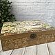 Caja de almacenamiento de juguetes de Navidad. Storage Box. Happy House. Интернет-магазин Ярмарка Мастеров.  Фото №2