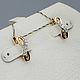 Order Gold diamond earrings 0,252 ct. yakitoriya. Livemaster. . Earrings Фото №3