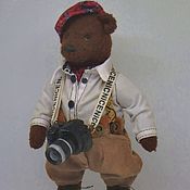 Куклы и игрушки handmade. Livemaster - original item Misha is a photographer. Handmade.