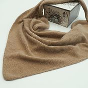 Аксессуары handmade. Livemaster - original item scarves: Women`s knitted kerchief made of mink down/angora shawl warm. Handmade.