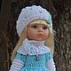 Dress, hat, Snood and leggings for Paola Reina doll. Clothes for dolls. DominikaSamara. My Livemaster. Фото №5
