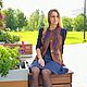 Жилет валяный " Кофе с корицей", Жилеты, Москва,  Фото №1