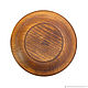 Flat wooden plate (19 cm) made of Siberian Cedar T79. Plates. ART OF SIBERIA. My Livemaster. Фото №4