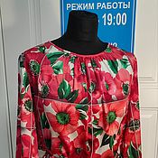 Одежда handmade. Livemaster - original item blouse: Silk Scarf blouse. Handmade.