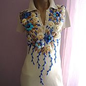 Одежда handmade. Livemaster - original item Dress Polo: embroidery on clothing. Handmade.