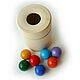 Sorter 'Barrel' with 7 balls dia. 30 mm, Play sets, Sarov,  Фото №1