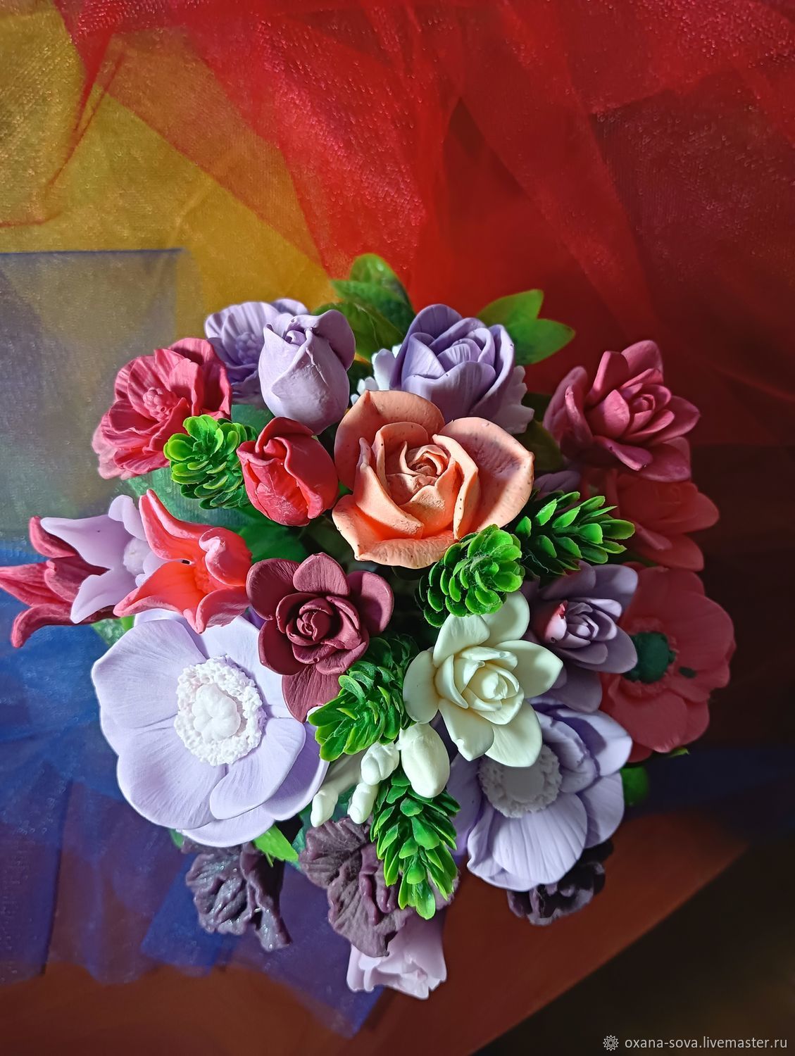Букет из мыльных цветов ручной работы в интернет-магазине на Ярмарке ...