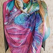 Винтаж: Продано Новый шарф из хлопка, Индия