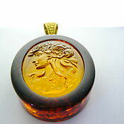 Украшения handmade. Livemaster - original item Natural amber pendant 