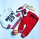 Knitted tracksuit 'Chicago Bulls'. Baby Clothing Sets. Yulia Reznitskaya. Online shopping on My Livemaster.  Фото №2