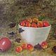 Oil still life 'Ripe gooseberry', still life painting, Pictures, Moscow,  Фото №1