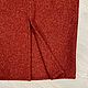 Красная кашемировая Юбка карандаш с разрезом спереди. Юбки. LADY SHRI (ОЛЬГА). Ярмарка Мастеров.  Фото №6