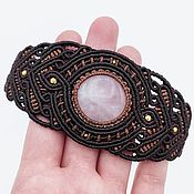 Украшения handmade. Livemaster - original item Rose quartz bracelet rose quartz bracelet with quartz. Handmade.
