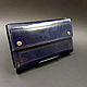 Wallet men's clutch dark blue genuine leather Large wallet. Wallets. Bags and accessories. Alexandra (SSbagS). Online shopping on My Livemaster.  Фото №2