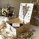 Подарочная деревянная коробка из фанеры Новый год. Упаковочная коробка. FORESTON Деревянные коробки. Интернет-магазин Ярмарка Мастеров.  Фото №2