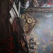 Картина "Королевская лилия" картина маслом с цветами
