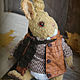 Mustard rabbit, brother rabbit Gray. Stuffed Toys. Irina Sayfiydinova (textileheart). My Livemaster. Фото №5
