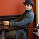 Bowler hat with English brim. Color-bitter chocolate. Hats1. Exclusive HATS. LANA ANISIMOVA.. My Livemaster. Фото №4