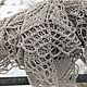 Заказать Шаль вязаная из шерсти мериноса бежевая ажурная. IRINA GRUDKINA Handmade Knitwear. Ярмарка Мастеров. . Шали Фото №3