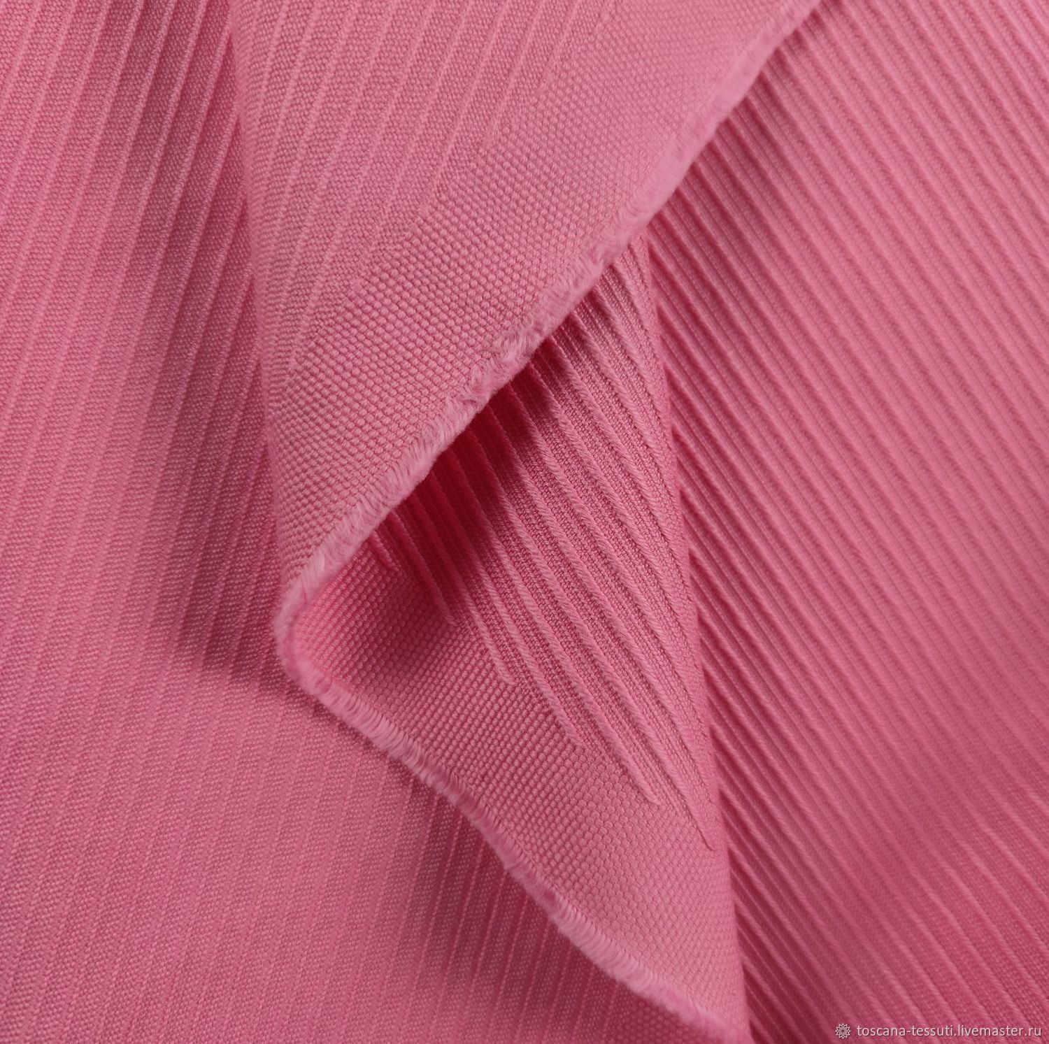 Костюмный хлопок. Ткани Toscana tessuti из Италии. Розовая костюмная ткань. Грязно-розовая костюмная ткань. Вельвет рубчик.