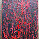 Abstract painting in red and black Brutal loft. Pictures. kartina-sochi. Online shopping on My Livemaster.  Фото №2