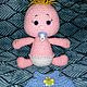 Knitted baby doll from Lada, Dolls, Engels,  Фото №1