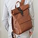 Men's leather backpack ' Franco', Men\\\'s backpack, Yaroslavl,  Фото №1