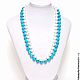 Order Necklace turquoise'Anna Pavlova'. Magical Beauty Gems. Livemaster. . Necklace Фото №3