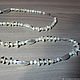 Beads made of natural mother of pearl and pearls Radiance. Beads2. Ukrasheniya Nataliny samotsvety (nataligem). Ярмарка Мастеров.  Фото №6