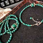 Украшения handmade. Livemaster - original item kit: Necklace and Bracelet 