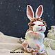 Teddy Animals: rabbit. Teddy Toys. Irina Fedi Toys creations. My Livemaster. Фото №4