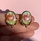 Винтаж: Whiting & Davis. Серьги винтажные. Don’t forget the brooch ❗️. Ярмарка Мастеров.  Фото №5
