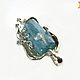 Aquamarine. ' Song of the mermaid ' pendant with aquamarine. Pendant. Design jewelry. My Livemaster. Фото №4