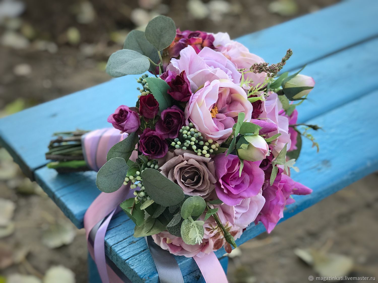 Композиции из искусственных цветов на свадьбу - 59 фото