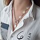 Колье с жемчугом «Pearl». Колье. Olga Kokina_jewelry. Ярмарка Мастеров.  Фото №5