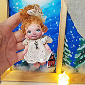 Куклы и игрушки handmade. Livemaster - original item Dolls and dolls: textile amulet angel. Handmade.