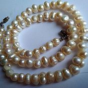 Украшения handmade. Livemaster - original item A necklace of natural pearls 