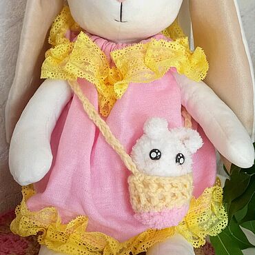 Куклы и игрушки ручной работы. Ярмарка Мастеров - ручная работа Зайка "Мия". Handmade.