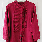 Одежда handmade. Livemaster - original item Boho blouse with ruffles. Handmade.