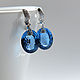 Order Earrings with blue Topaz. Solanda. Livemaster. . Earrings Фото №3