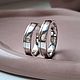 Order Pair of silver wedding rings (Ob47). anna-epifanova. Livemaster. . Engagement rings Фото №3