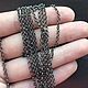 Chain with weaving Rolo art. 7-10, gunmetal. Chains. GemArt. My Livemaster. Фото №4